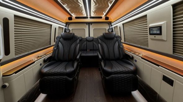 8 passenger sprinter van inside dallas