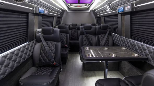 dallas 15 passenger sprinter van interior