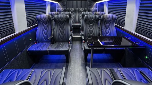dallas 20 passenger sprinter van interior