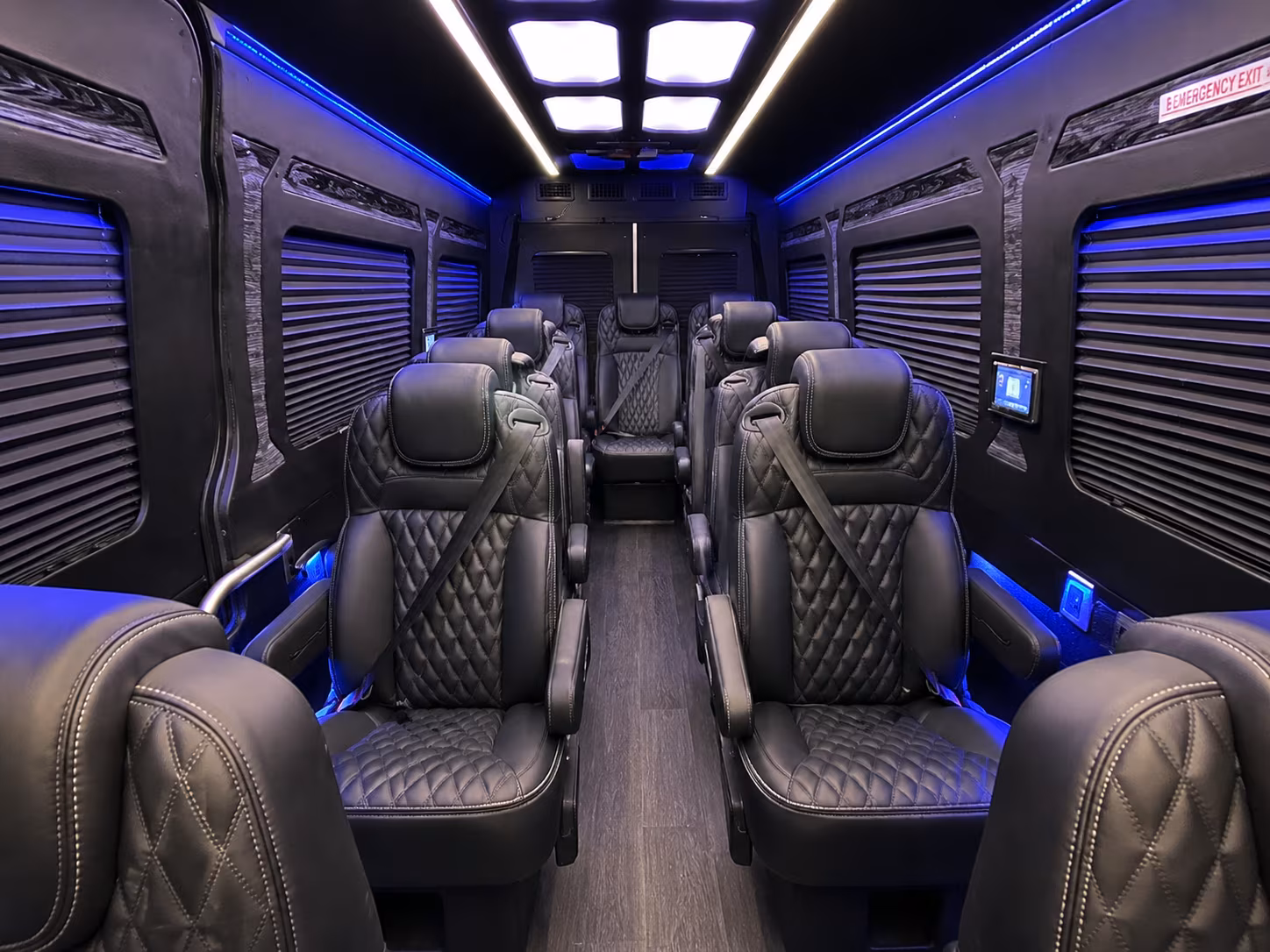 20 passenger sprinter van interior