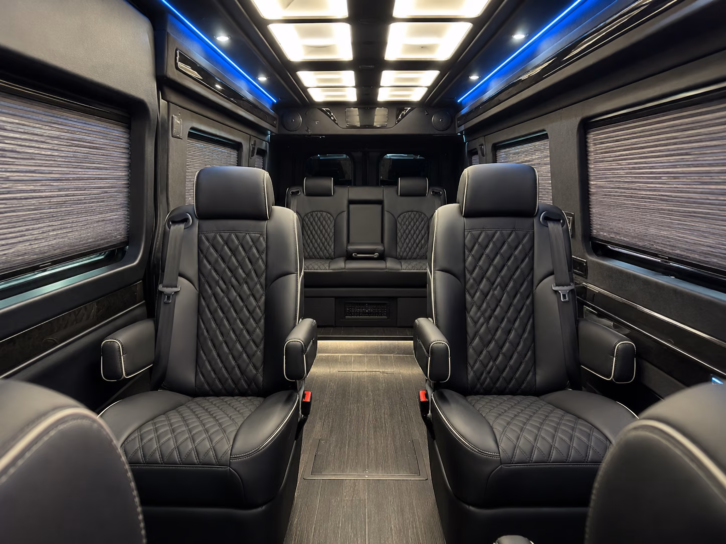 conference and convention attendee sprinter van transportation in dallas texas