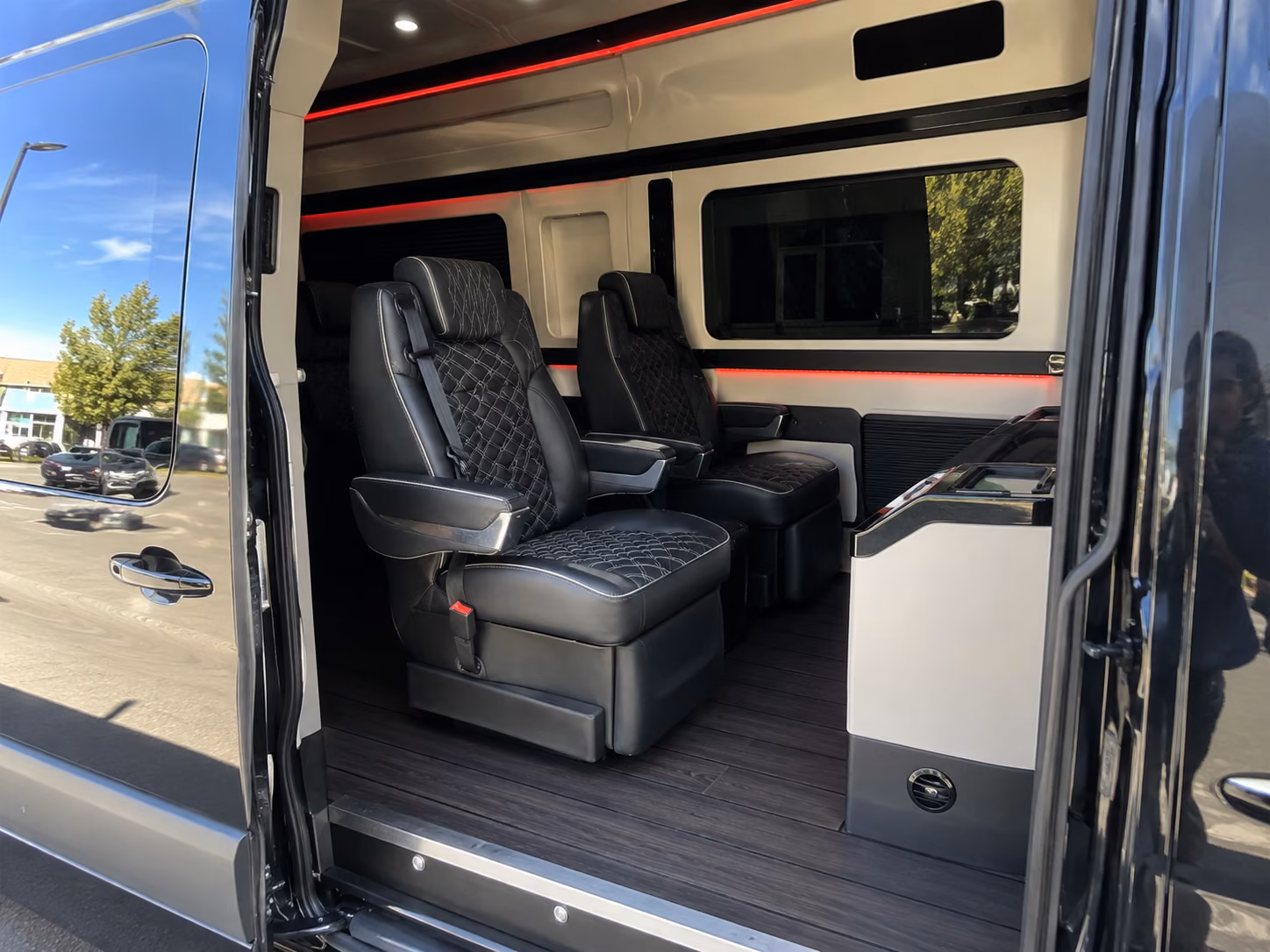 dallas 12 passenger sprinter van interior