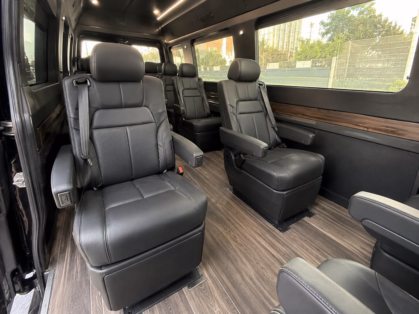 dallas 18 passenger sprinter van interior