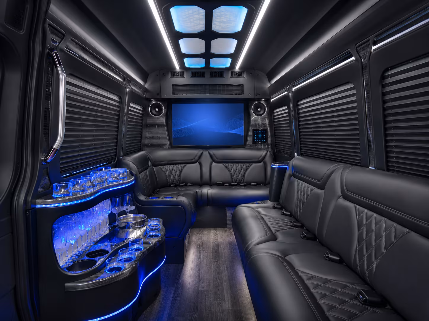 dallas sprinter limousine interior