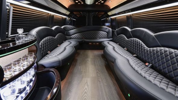 sprinter limousine inside dallas